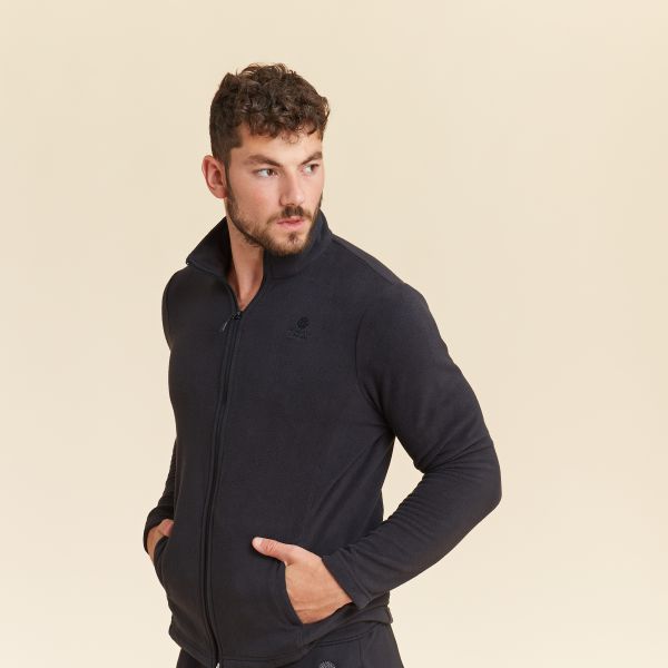 מעיל פליז | רוכסן מלא | Alaska Full Zip | גברים | שחור